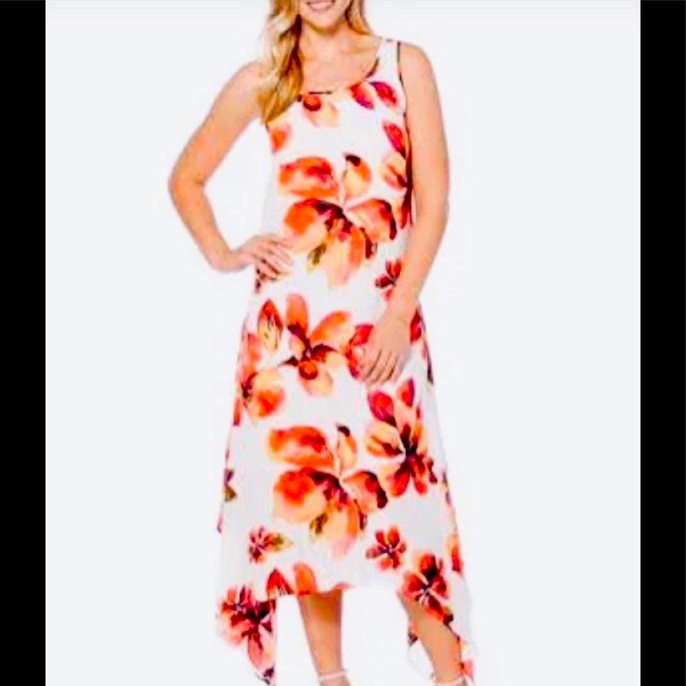 Rafaela Pink Peacock Sunset Seranade Dress